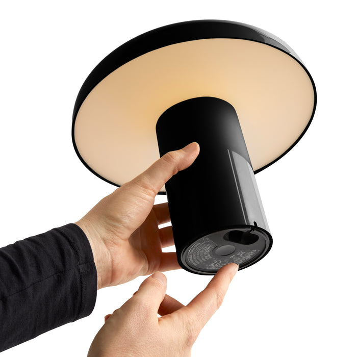 HAY Pao Oplaadbare Tafellamp - Soft black