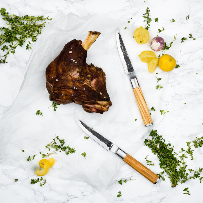 Forged Olive Forged Steakmessen 4 st.