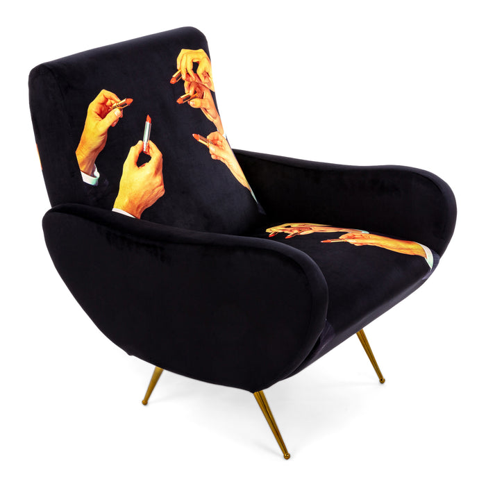 Seletti Fauteuil Lipsticks - Zwart