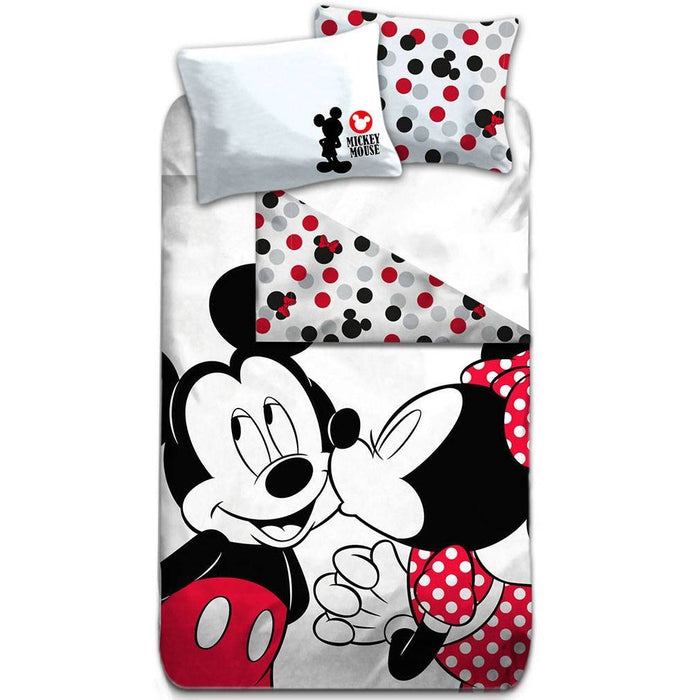 Minnie en Mickey Mouse Dekbedovertrek Kiss-200x200|220