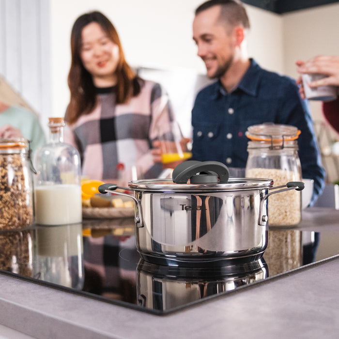 Tefal Opti'Space Pannenset - Set van 3