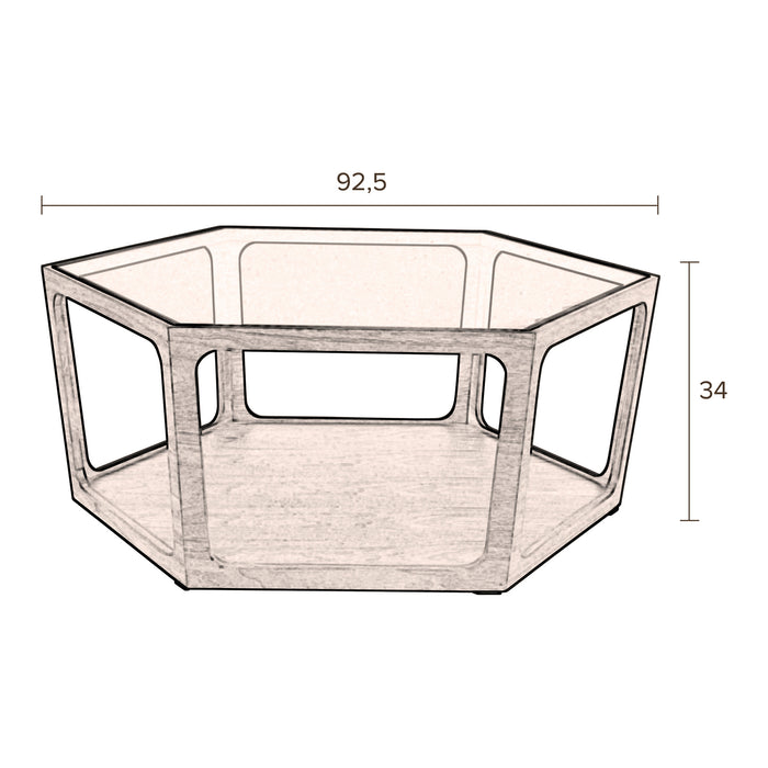 Dutchbone Sita Salontafel