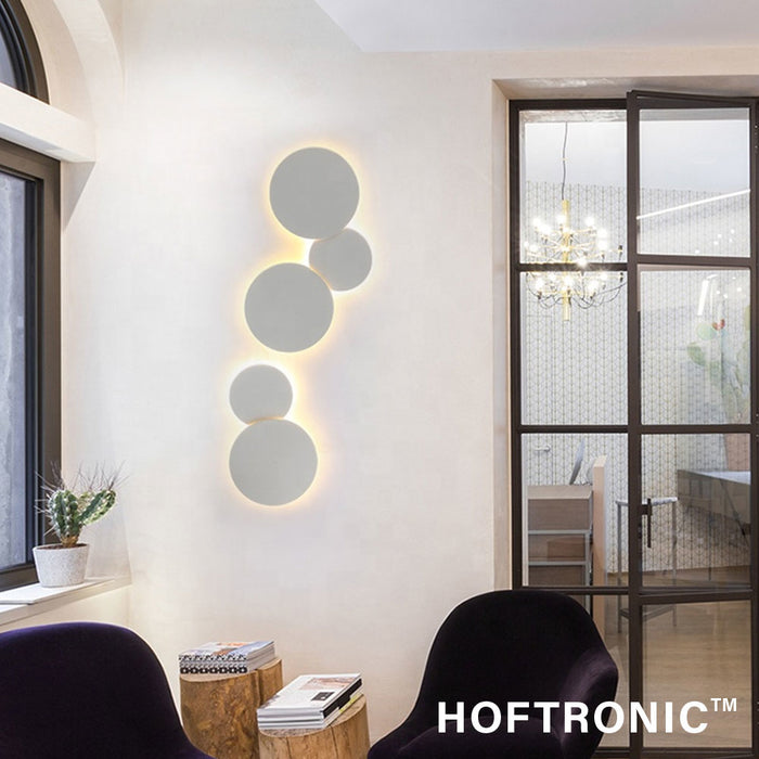 HOFTRONIC Casper XL LED Wandlamp Wit IP54 voor binnen en buiten