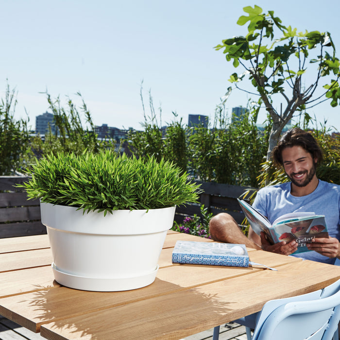 Elho Loft Urban Lage bloembak 35 cm