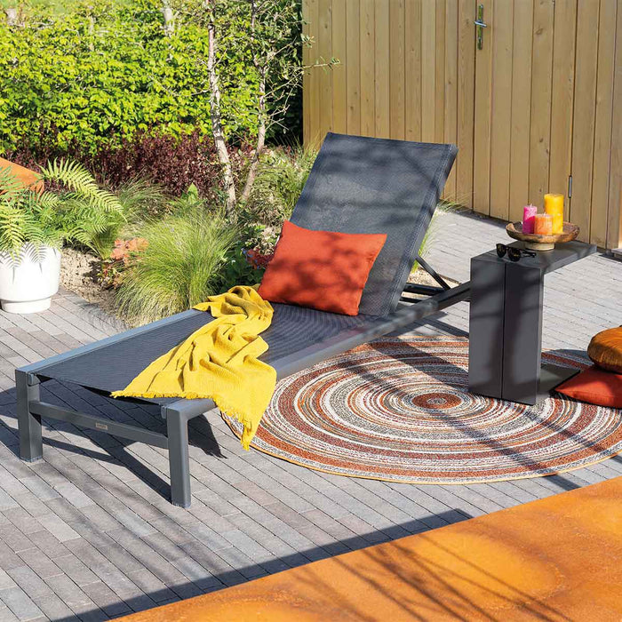 Garden Impressions Palmas ligbed - donker grijs | antraciet