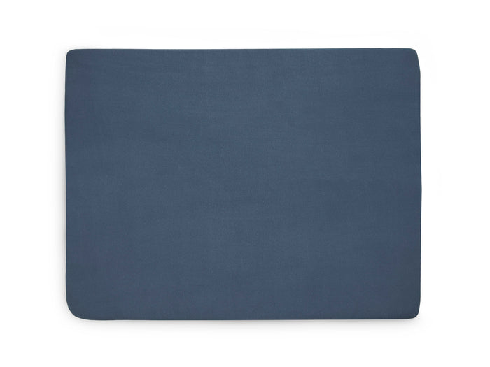 Jollein hoeslaken blauw (60 centimeter x 120 centimeter)