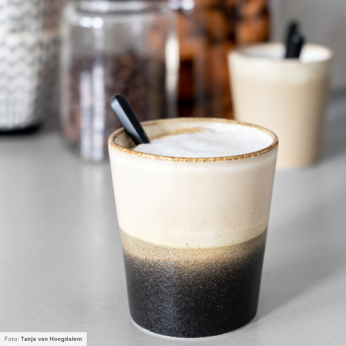 HKliving 70's Mokken 0,2 L - Set van 6 - Oberon