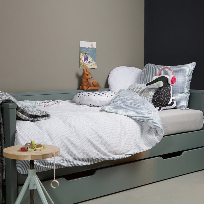 Woood Nikki Bed 90 x 200 cm Groen