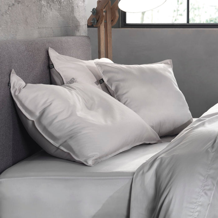 Zo Home Satinado Kussensloop Katoen Satijn - ash grey 80x80cm