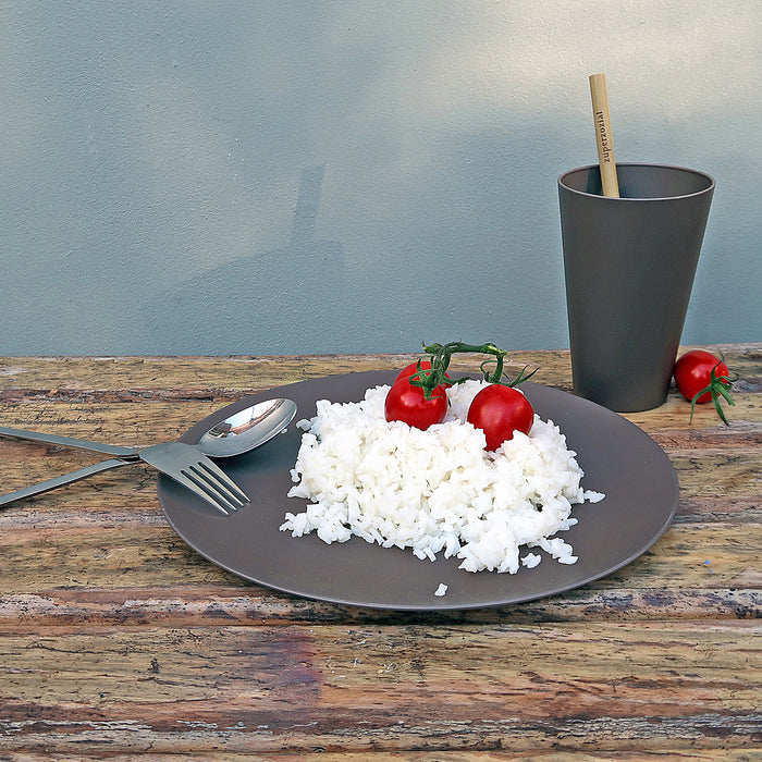 Zuperzozial Flavour-It Bord 4 st. - Ø 25,5 cm - Mocha