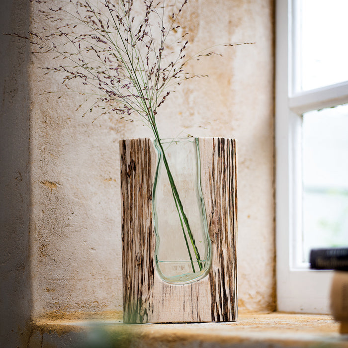 Leonardo Casolare Houten Vaas 36 cm