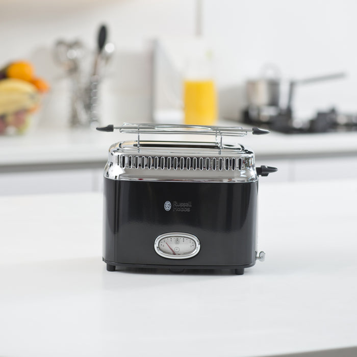 Russell Hobbs Retro Classic Noir Broodrooster
