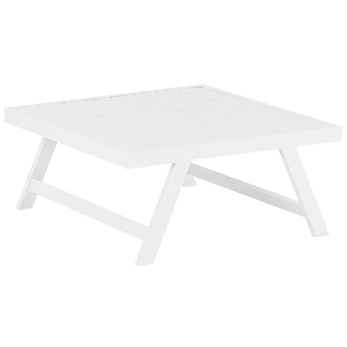 Beliani - COCCORINO - Loungeset voor 5 - Grijs - Aluminium