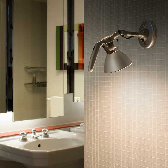 Fortebraccio wandlamp 1-arm wit