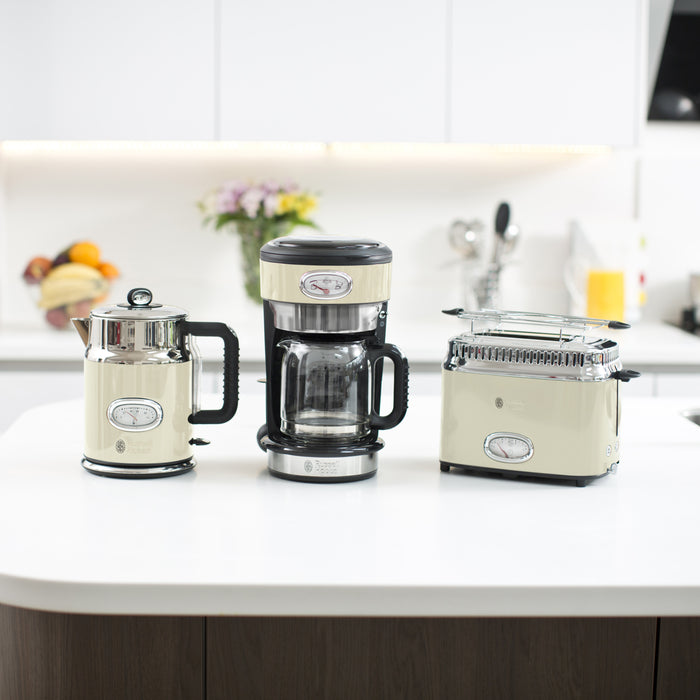 Russell Hobbs Retro Vintage Cream Broodrooster