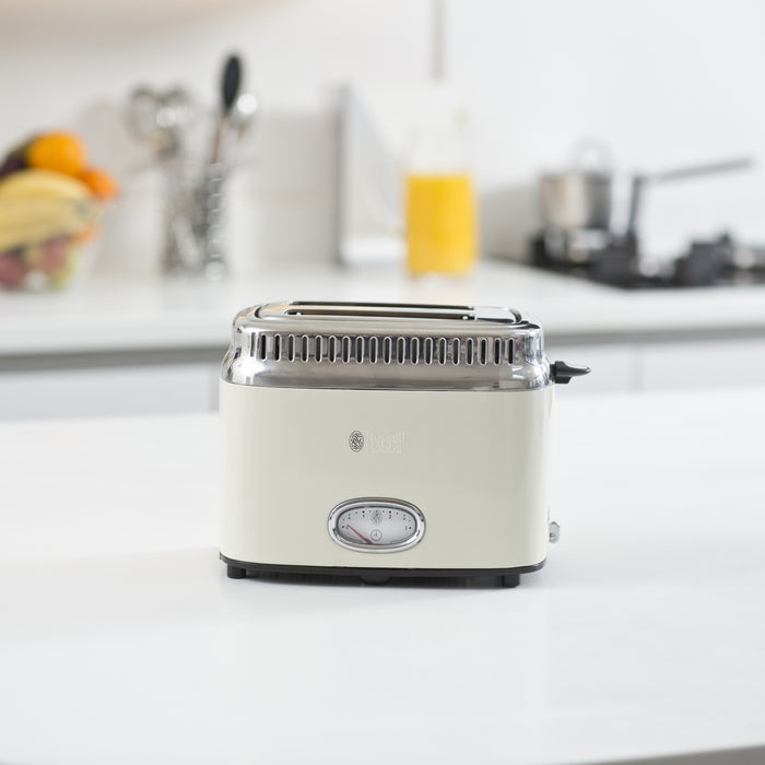 Russell Hobbs Retro Vintage Cream Broodrooster