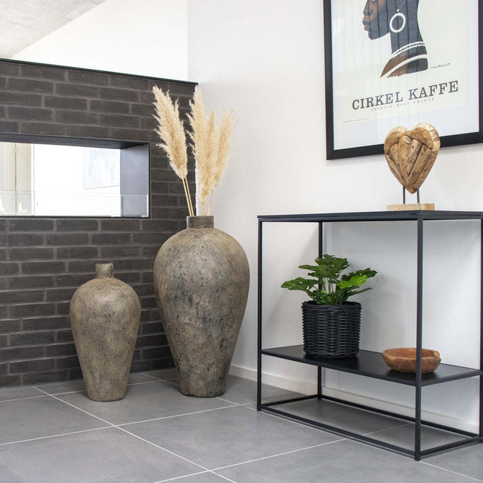 Artichok Karen metalen sidetable zwart - 80 x 36 cm