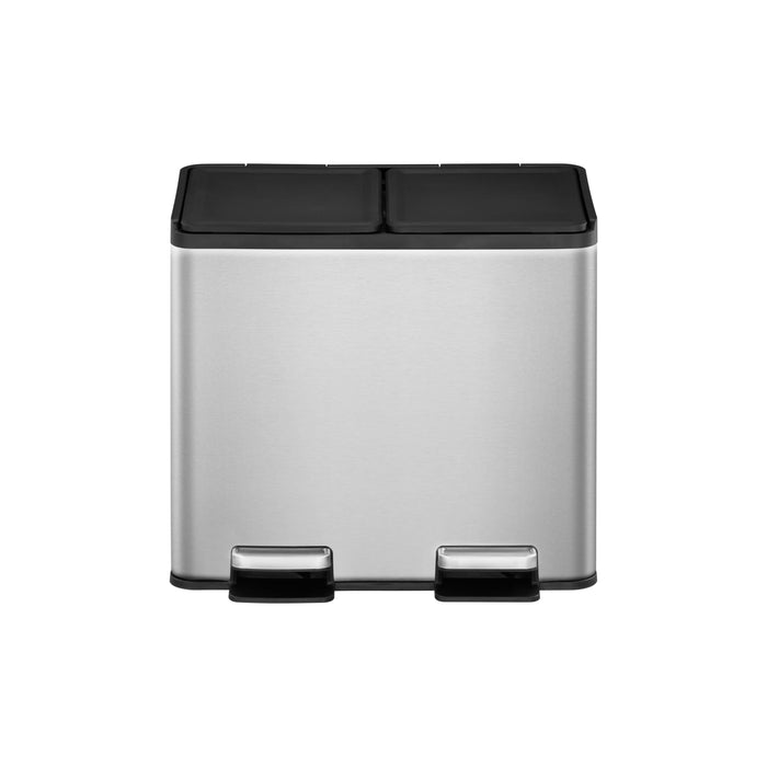 EKO Essential Recycler Pedaalemmer 20 Liter (10+10L) - RVS