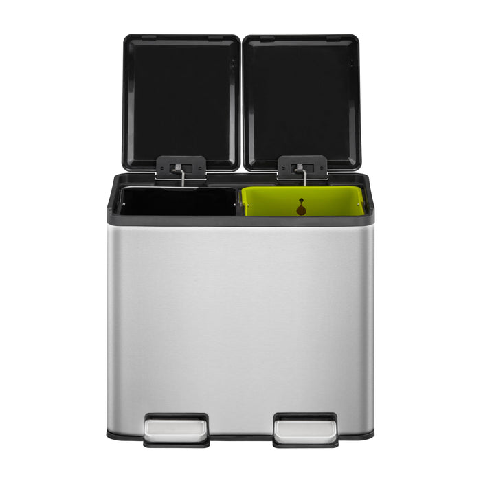 EKO Essential Recycler Pedaalemmer 20 Liter (10+10L) - RVS