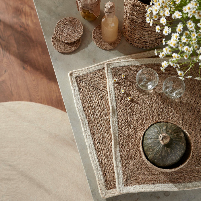 Home Delight - Placemat Emil wit set|4