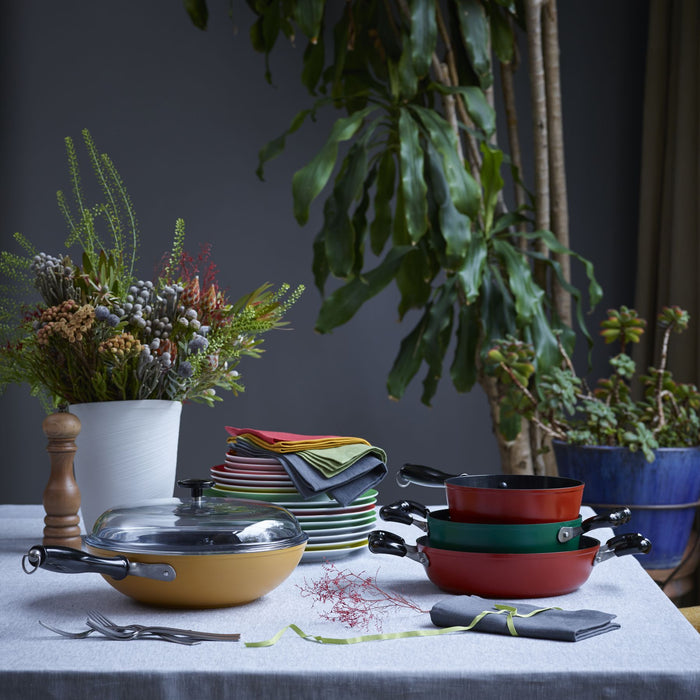 Wokpan Vintage Groen 28 cm - Sambonet