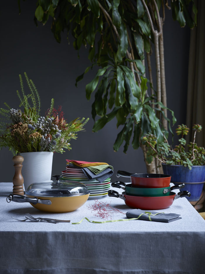 Wokpan Vintage Groen 28 cm - Sambonet