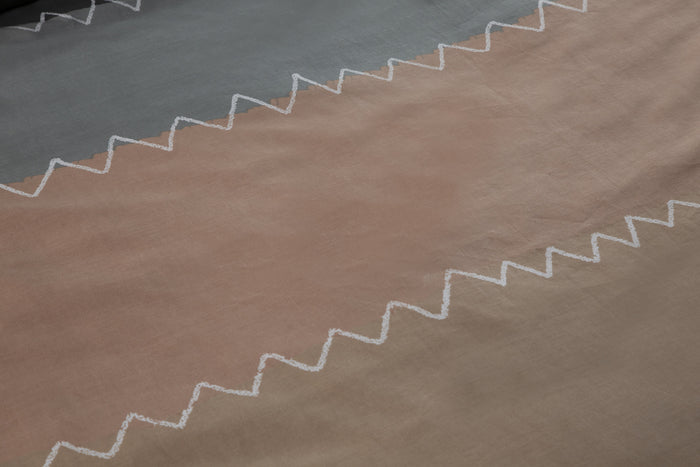 Ten Cate Katoenen Dekbedovertrek - 200x200|220 - Zig Zag Taupe