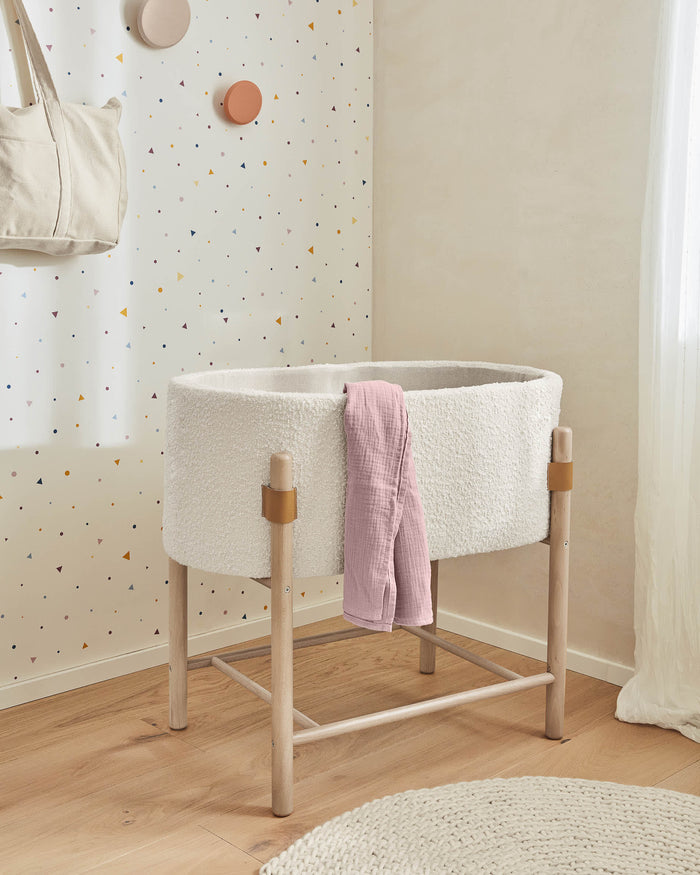 Kave Home - Set van 3 Nadua hangers in massief hout met een naturel,