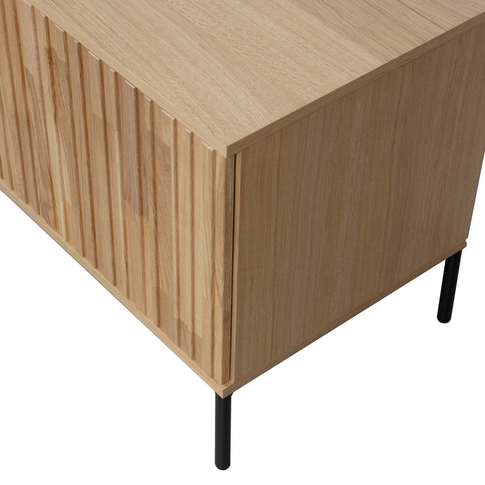 WOOOD New Gravure Tv-meubel B 100 cm - Eiken - Naturel