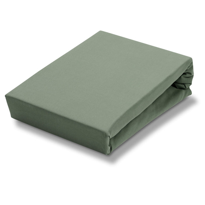 Jersey Supreme Hoeslaken Olive | 140-160 x 200-220 cm | Groen