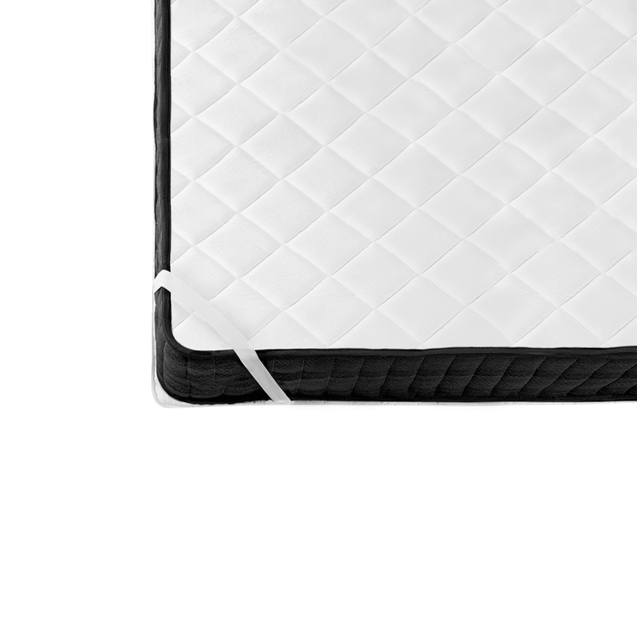 Beliani - AIZKORRI - Matrasbeschermer - Wit 90 x 200 cm - Microvezels