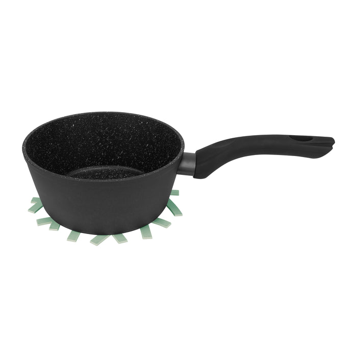 Krumble Pannenonderzetter rond - 20 cm - Silicoon - Groen