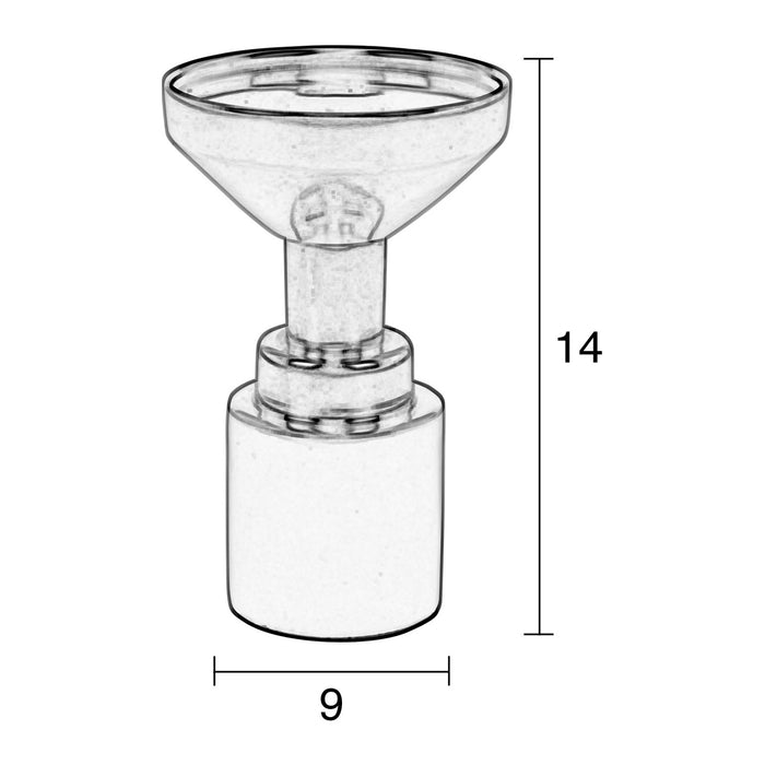 Zuiver Glam Kandelaar - Zwart