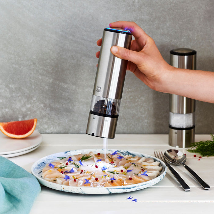 Peugeot Elis Sense Elektrische Zout- en pepermolenset 20 cm