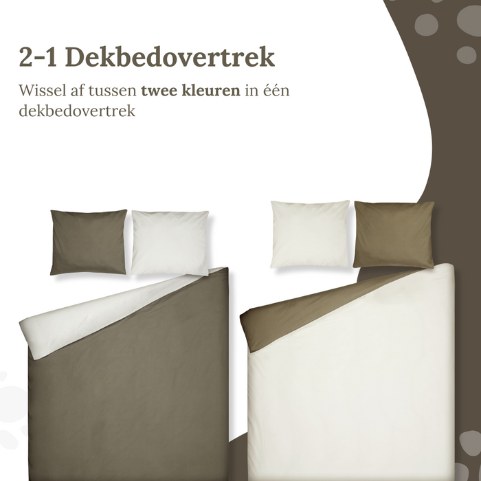 Ten Cate Katoenen Dekbedovertrek - 200x200|220 - Marbella