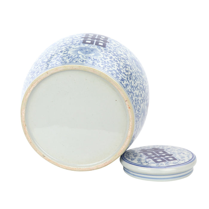 Fine Asianliving Chinese Gemberpot Blauw Double