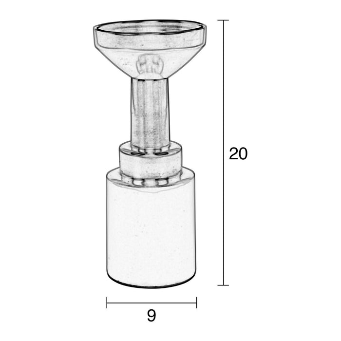 Zuiver Glam Kandelaar - Wit