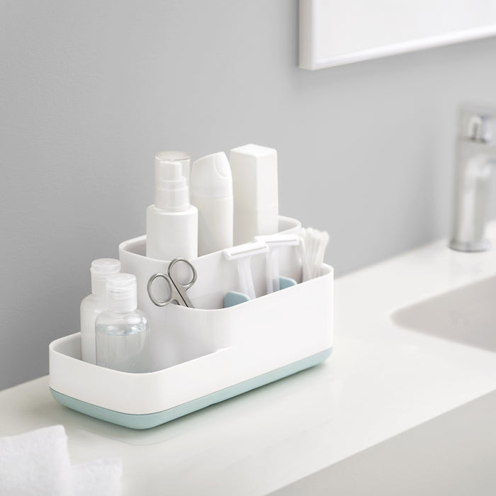 Joseph Joseph Easy-Store Badkameropberger - Wit / Blauw