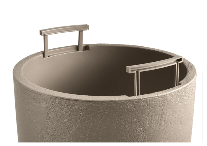 Erba - Musa Matte - 35x70 - Taupe