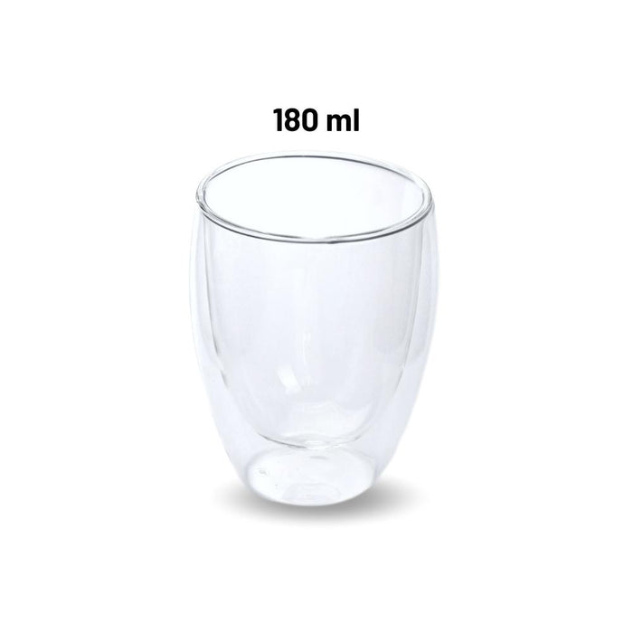 Orange85 Dubbelwandige koffieglazen Koffietassen theeglazen Set 6 s...