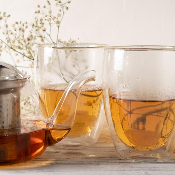 Orange85 Dubbelwandige koffieglazen Koffietassen theeglazen Set 6 s...