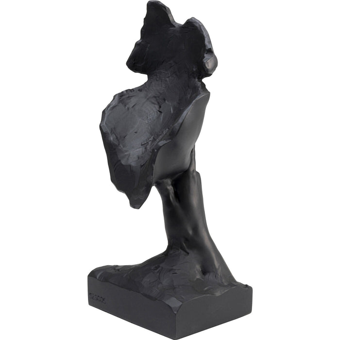 Kare Decofiguur Quiet Face Black 31cm