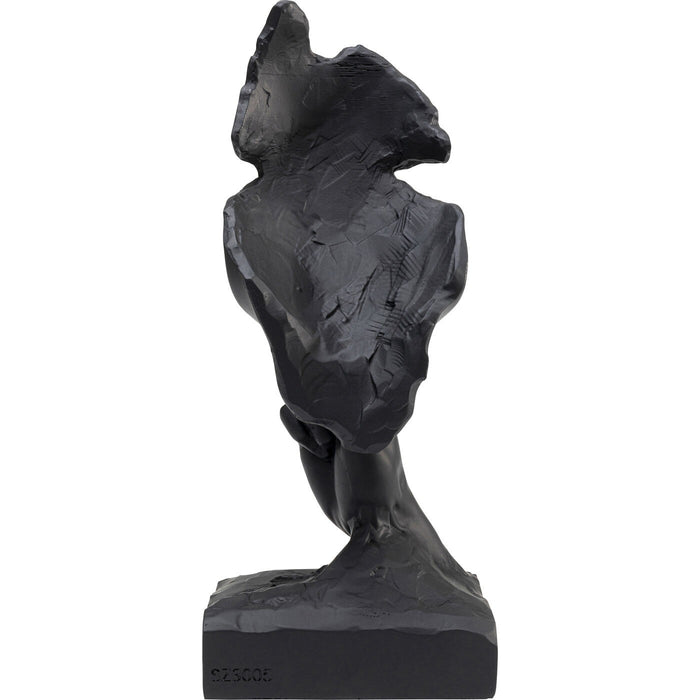 Kare Decofiguur Quiet Face Black 31cm