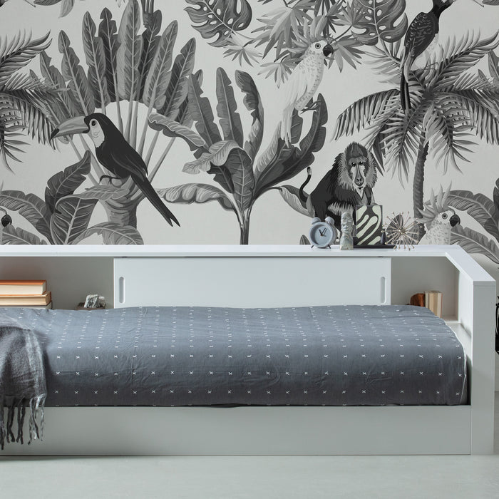 Woood Connect Hoekbed 90 x 200 cm Wit