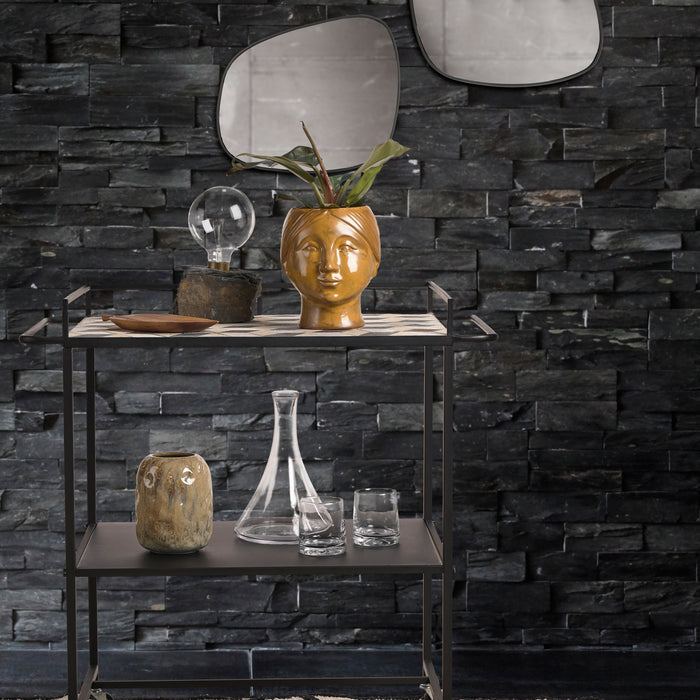 Villa Collection Spiegel H 50 x B 42 cm - Zwart