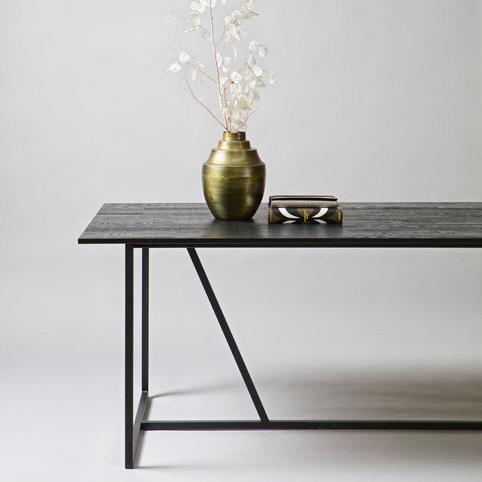 WOOOD Silas Eettafel 220 x 90 cm - Black Night