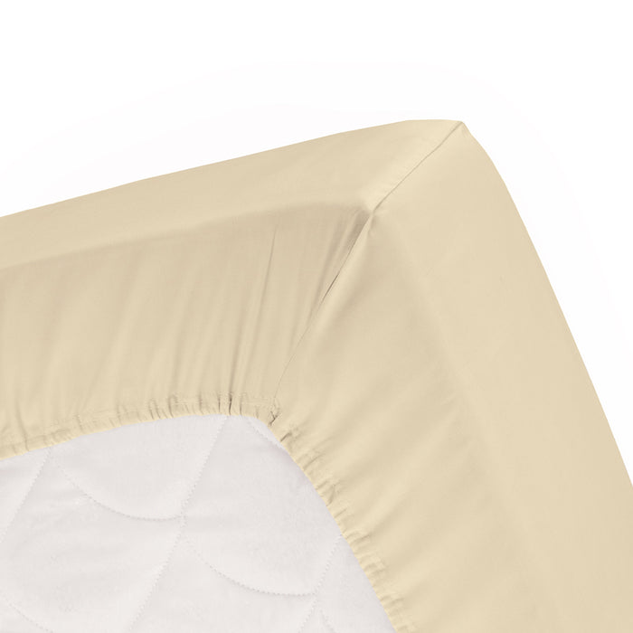 Damai hoeslaken Double jersey - 180x220cm of 200x200cm - Vanille