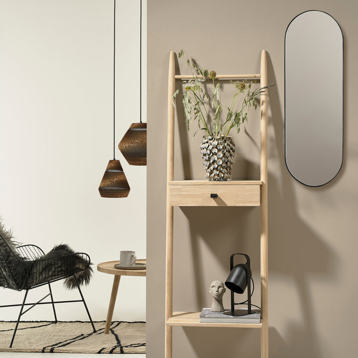 Villa Collection Spiegel H 90 x B 30 cm - Zwart