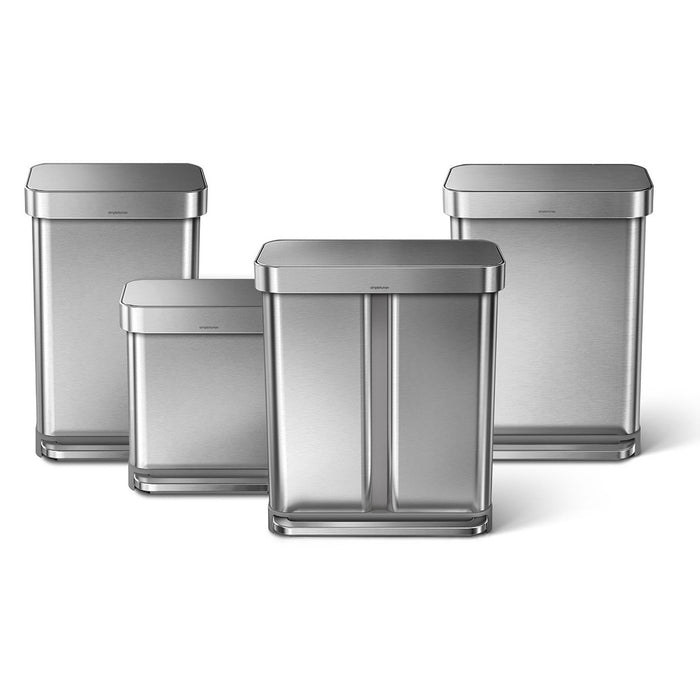 Simplehuman Rectangular Liner Pocket Pedaalemmer 30 Liter