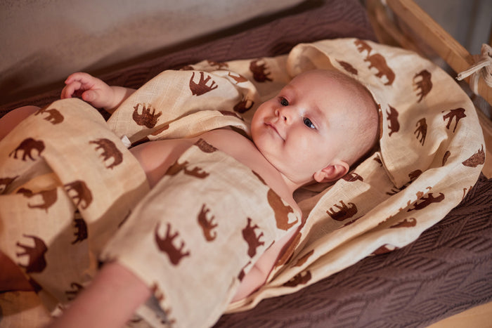 Jollein hydrofiel multidoek savannah groot (115 centimeter x 115